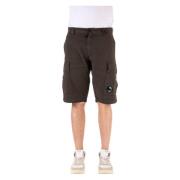 Groene Superlichte Katoenen Bermuda Shorts C.p. Company , Green , Here...