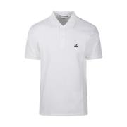 Witte Regular Polo Shirt C.p. Company , White , Heren