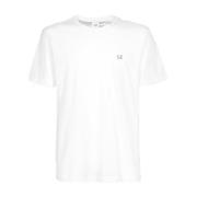 Gauze White Jersey Goggle T-shirt C.p. Company , White , Heren