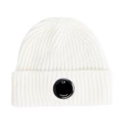 Witte Wol Bonnet C.p. Company , White , Heren