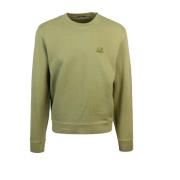 Groene Sweater Regular Fit C.p. Company , Green , Heren