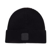 Beanie Hat, Klassieke Stijl C.p. Company , Black , Heren