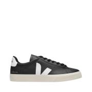 Campo Sneakers in zwart en wit Chromevrij leer Veja , Black , Heren