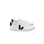 Extra Witte Leren Sneakers Veja , White , Heren