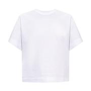 Katoenen T-shirt Canada Goose , White , Dames