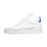 Low Top Ghost Blue Filling Pieces , White , Unisex