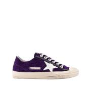 Velvet V-Star Sneakers Golden Goose , Purple , Dames