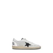 Grijze Stoffen en Leren Sneakers voor Mannen Golden Goose , Gray , Her...