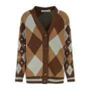 Comfortabele en stijlvolle cardigan Golden Goose , Brown , Dames