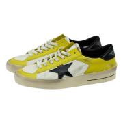 Stardan Toe Citronelle/ White/ Black Color-block Sneaker Golden Goose ...