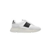 Retro Leren Sneakers Axel Arigato , White , Dames