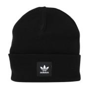 Zwarte wollen hoed met Trifoil-logo Adidas Originals , Black , Unisex