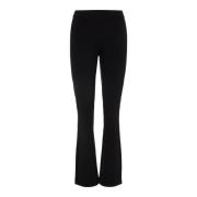 Flared Jersey Broek Vero Moda , Black , Dames