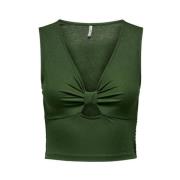 Top Stijl Model Only , Green , Dames