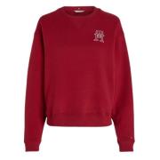 Stijlvolle Heren Sweaters Tommy Jeans , Red , Dames