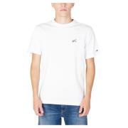 Heren Signature T-Shirt Tommy Jeans , White , Heren