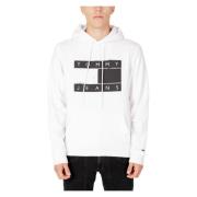 Hoodie Tommy Jeans , White , Heren