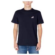 Heren Signature T-Shirt Tommy Jeans , Blue , Heren