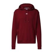 Hoodies Tommy Jeans , Red , Heren