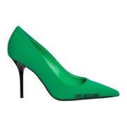 Verhoog stijl met hoge hakken Love Moschino , Green , Dames