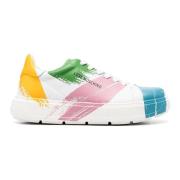 Bold Leren Sneakers - Multikleur Love Moschino , Multicolor , Dames