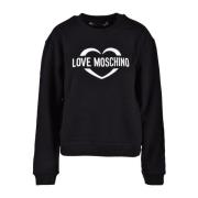 Groene Sweatshirt uit de Love Moschino Collectie Love Moschino , Black...