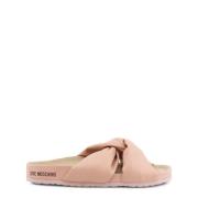 Lente/Zomer Dames Synthetische Sneakers Love Moschino , Pink , Dames