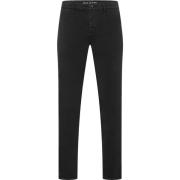 Heren chino van hoge kwaliteit met rechte pasvorm MAC , Black , Heren