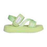 Flat Sandals Calvin Klein Jeans , Green , Dames