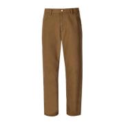 Slim-fit Trousers Carhartt Wip , Brown , Heren