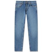 Slim Fit Straight Leg Organische Denim Jeans Nudie Jeans , Blue , Here...