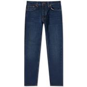 Slim Fit Biologische Denim Jeans Nudie Jeans , Blue , Heren
