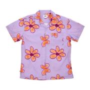 Short Sleeve Shirts Obey , Pink , Heren