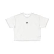 Custom Crop Tee - Streetwear Collectie Obey , White , Dames