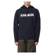 Zwarte Telemark Sweatshirt Napapijri , Black , Heren