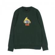 Sweatshirt HUF , Green , Heren