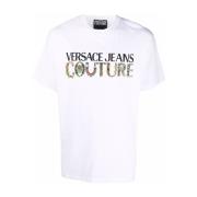 Verhoog je casual stijl met dit shirt Versace Jeans Couture , White , ...
