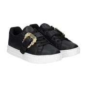 Zwart/Goud Fondo Court Sneakers Dames Versace Jeans Couture , Black , ...