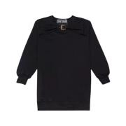Katoenen sweatshirt met ceintuurhals Versace Jeans Couture , Black , D...