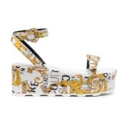 Multikleur Sandalen Ss23 Versace Jeans Couture , White , Dames