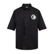 Shirt met logo Versace Jeans Couture , Black , Heren