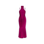 Jurk met ontblote schouders Versace Jeans Couture , Purple , Dames