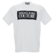 Katoenen Heren T-shirt, Stijlvol en Comfortabel Versace Jeans Couture ...