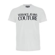 Iconisch Heren T-Shirt Versace Jeans Couture , White , Heren
