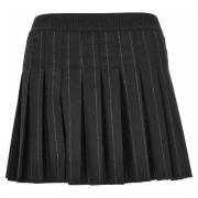 Tailoring Wool Stripes Mini Rok Versace Jeans Couture , Black , Dames