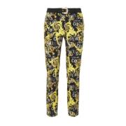 Barokprint Slim-Fit Damesbroek Versace Jeans Couture , Multicolor , Da...