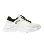 Witte Sneakers Versace Jeans Couture , White , Heren
