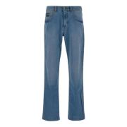 Logo Straight Jeans Versace Jeans Couture , Blue , Heren