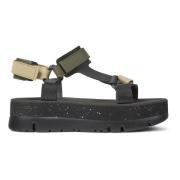 Verhoog je zomerse stijl met Oruga Up-sandalen Camper , Black , Dames