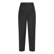 Zwarte chino`s met relaxte pasvorm voor dames Levete Room , Black , Da...